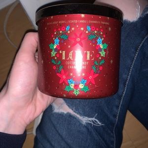 Bath and body works candle